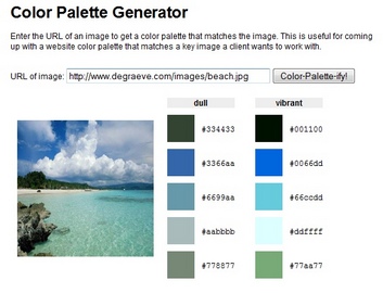 dating website colors